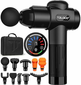 TOLOCO Massage Gun Review: The Best Muscle Deep Tissue Massager for Athletes